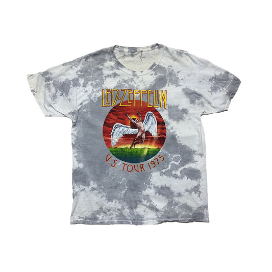 TIE DYE LED ZEPPELIN US TOUR 1975 T-SHIRT - PRE-OWNED