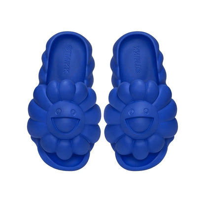 TAKASHI MURAKAMI OHANA FULL-BLOOM SLIDES LAPIS BLUE